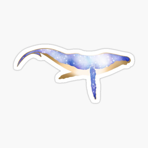 Hump Back Whale Sticker
