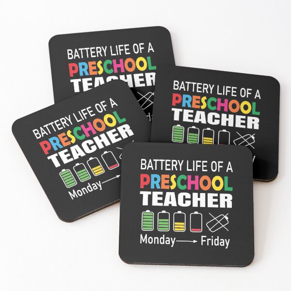 Item preview, Battery Life Of A Preschool Teacher designed and sold by ELAB27.