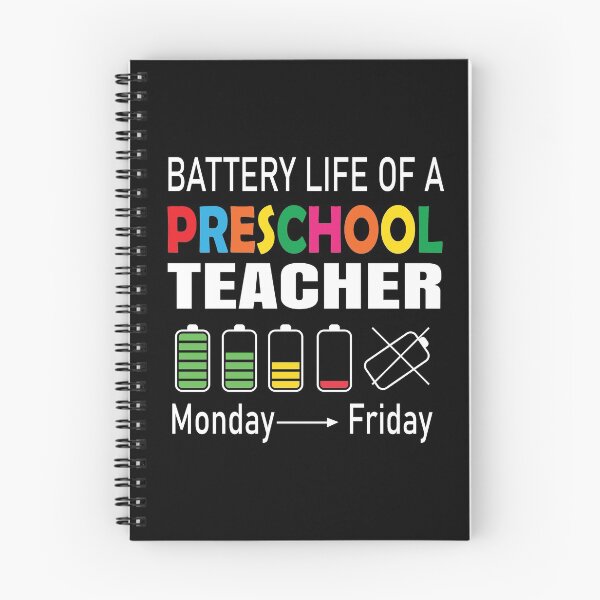 Item preview, Battery Life Of A Preschool Teacher designed and sold by ELAB27.