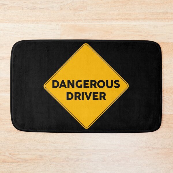 Item preview, Dangerous Driver | Yellow Road Sign  designed and sold by FriendsList.