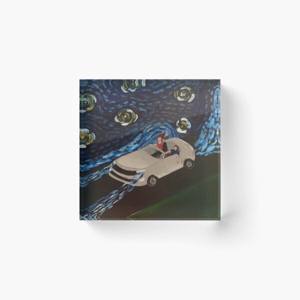 Item preview, Starry Night Inspired Late Night Drive designed and sold by ryliedoesart.