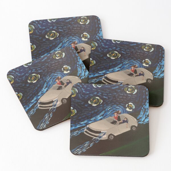 Item preview, Starry Night Inspired Late Night Drive designed and sold by ryliedoesart.