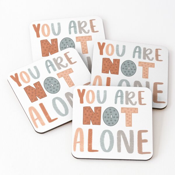 Item preview, You Are Not Alone  designed and sold by CCalligraphyCo.