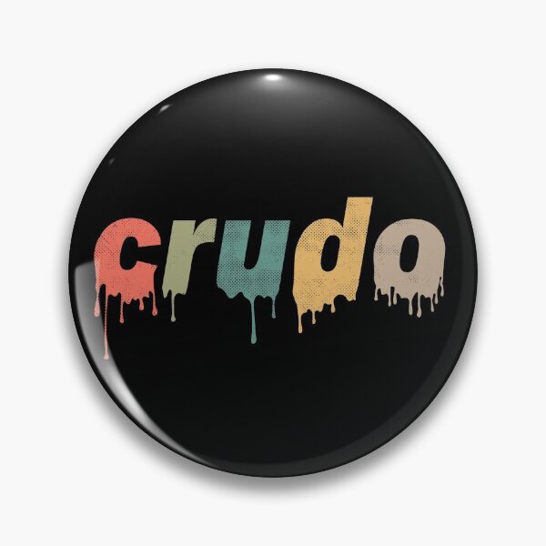 Item preview, Vintage Distressed Melting Dripping Crudo designed and sold by CrudoMerch.