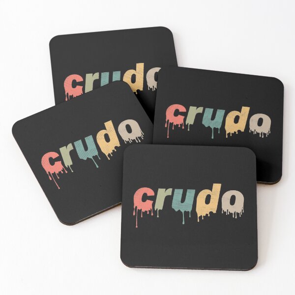 Item preview, Vintage Distressed Melting Dripping Crudo designed and sold by CrudoMerch.