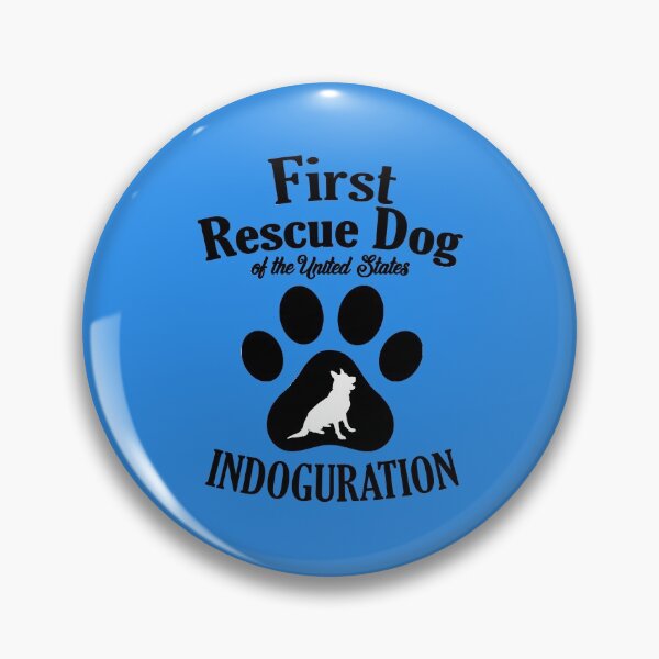 Artikelvorschau, Indoguration Day Dog Lustiger Einweihungstag 1. Rettungshund entworfen und verkauft von RainbowPandas.