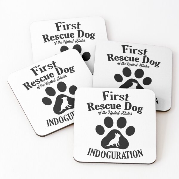 Item preview, Indoguration Day Dog Funny Inauguration Day 1st Rescue Dog designed and sold by RainbowPandas.