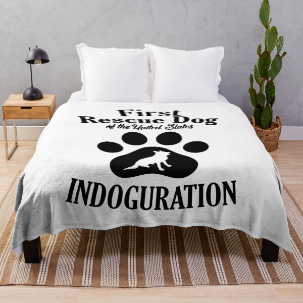 Item preview, Indoguration Day Dog Funny Inauguration Day 1st Rescue Dog designed and sold by RainbowPandas.