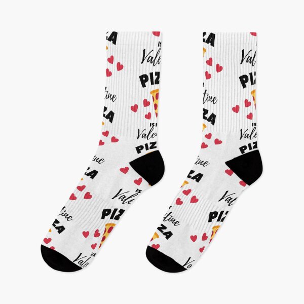 Item preview, Pizza is my Valentine Black Text designed and sold by JEL-Designs.