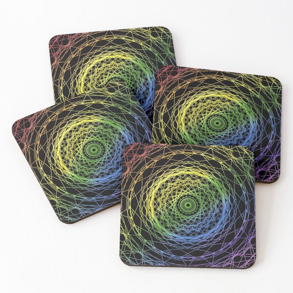 Item preview, Pride rainbow mandala designed and sold by EchoSkyArt.