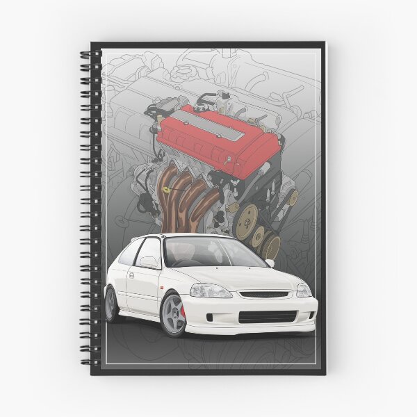 Item preview, Civic EK9 White with a B16b engine  designed and sold by ArtyMotive.