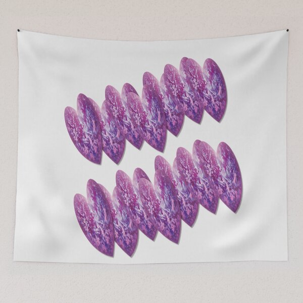 Aperçu de l'œuvre Coeurs violets créée et vendue par customgiftstore.
