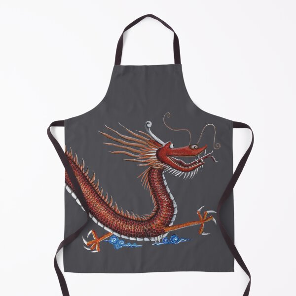 Item preview, Dragon, mystical chinese illustration designed and sold by Giana Tenius.