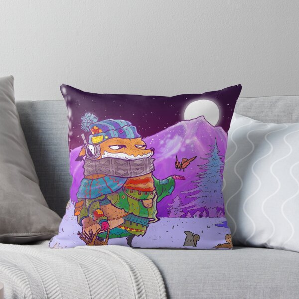 Item preview, Chill Hop Fox Winter Scene designed and sold by Sloth Machine.