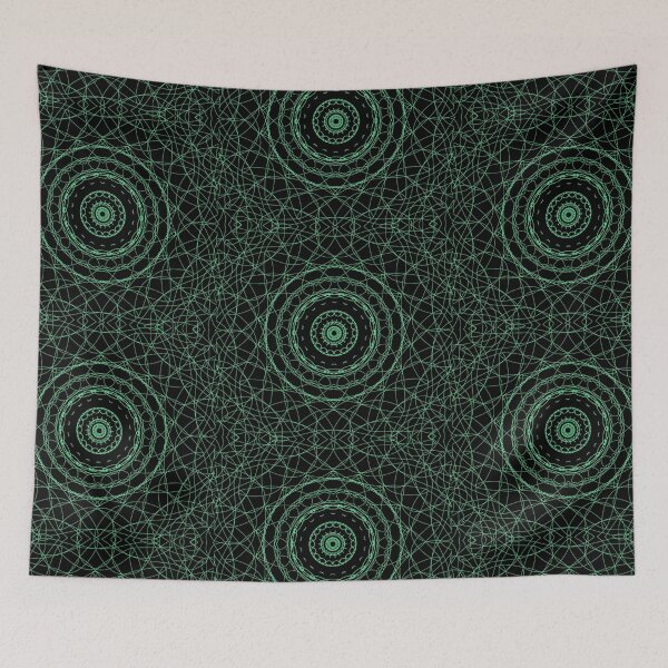 Item preview, Neon green mandala designed and sold by EchoSkyArt.