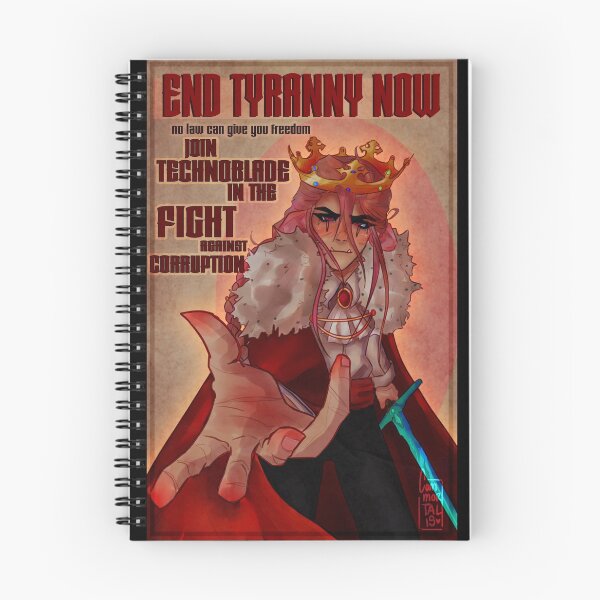 Artikelvorschau, Propaganda-Fanart der Technoblade-Anarchie entworfen und verkauft von Commortalis.