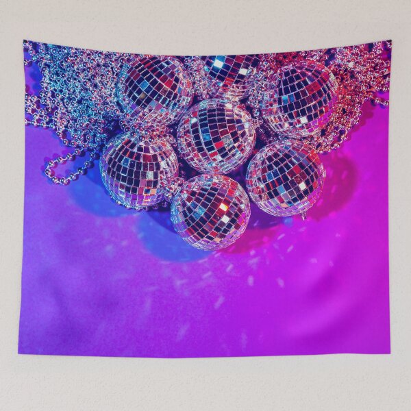 Item preview, Shiny small disco balls sparkling beautiful purple light designed and sold by Lefteris Betsis.