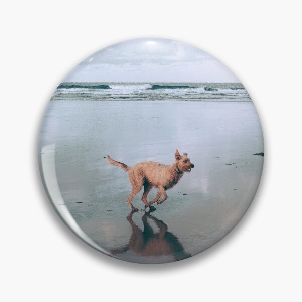 Item preview, Dogs For Everyone Cute Puppy Run In The Beach designed and sold by AchrafOc.