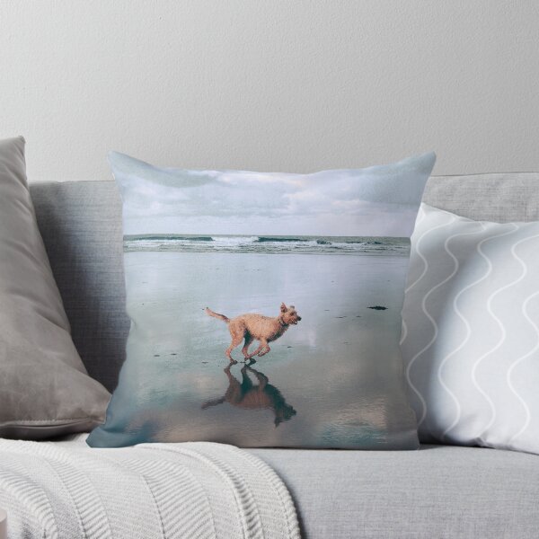 Item preview, Dogs For Everyone Cute Puppy Run In The Beach designed and sold by AchrafOc.