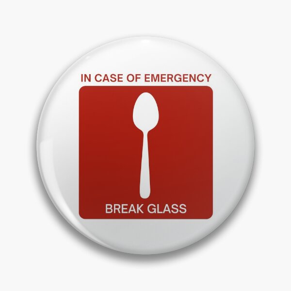 Item preview, Emergency Spoons For Spoonies - Break Glass In Case Of Emergency  designed and sold by N44Prints.