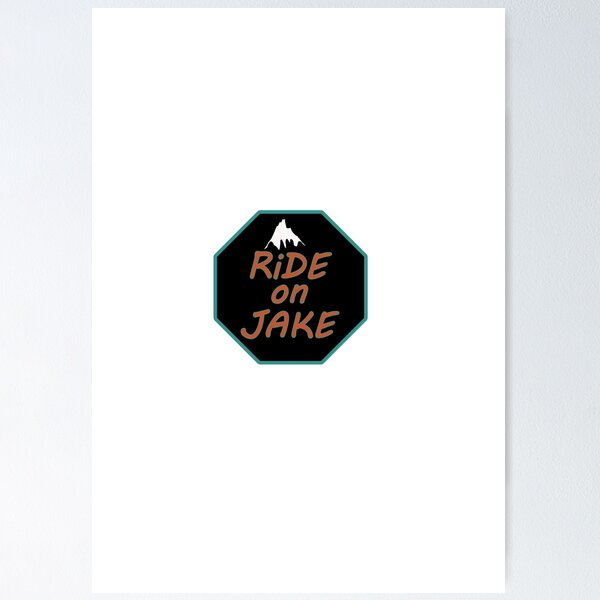 Item preview, Ride on Jake sticker designed and sold by Rexoo.