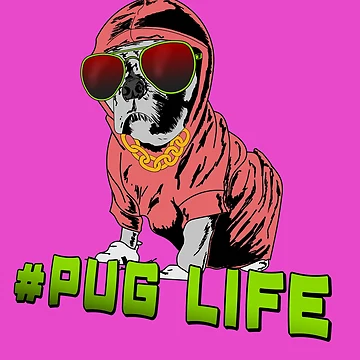 Artwork thumbnail, Pug Life by RGIllustrations