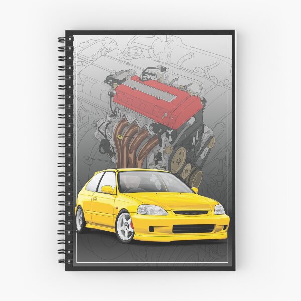 Item preview, Civic EK9 Yellow with a B16b engine  designed and sold by ArtyMotive.