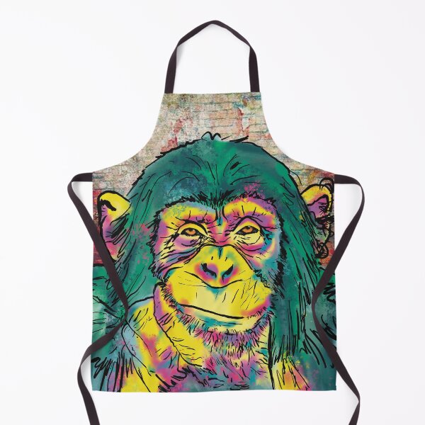 Item preview, Graffiti Monkey Painting, Monkey Art, Animal Art designed and sold by Urbanabstract.