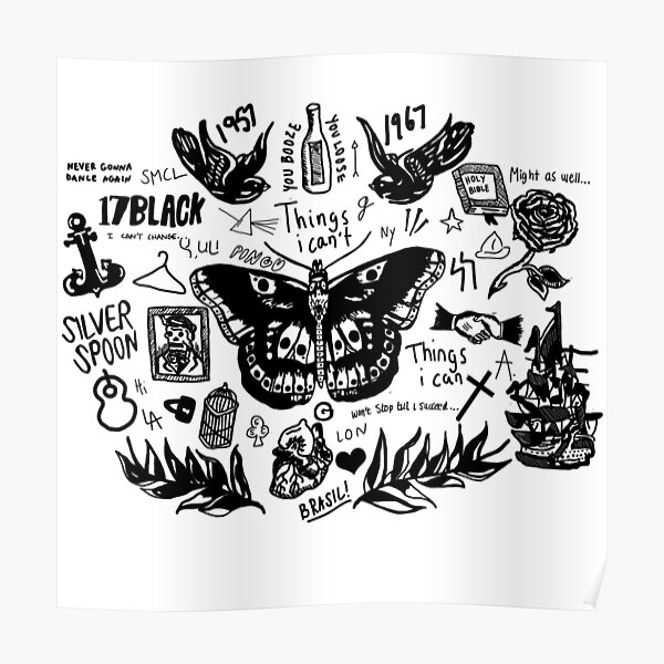 Harry - All Tattoos Poster