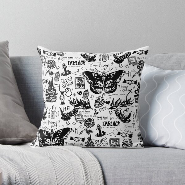 Harry - All Tattoos Throw Pillow