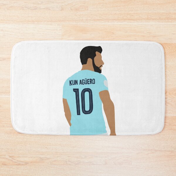 Item preview, Sergio Aguero Block Art designed and sold by HTWallace.