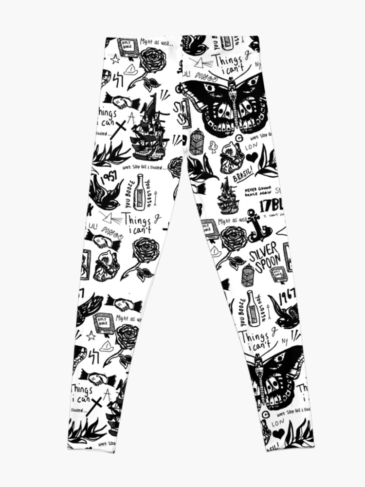Alternate view of Harry - All Tattoos Leggings