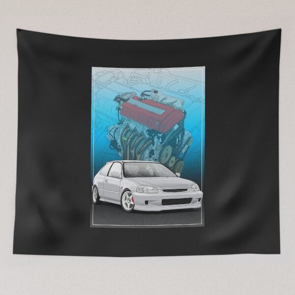 Item preview, Civic EK9 Grey with a B16b engine  designed and sold by ArtyMotive.