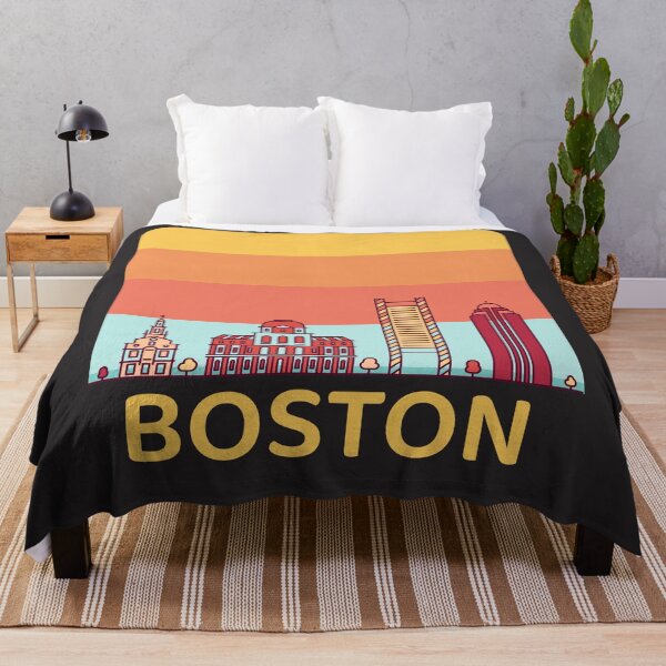 Item preview, Boston City Skyscraper Skylines designed and sold by Mande Arts.
