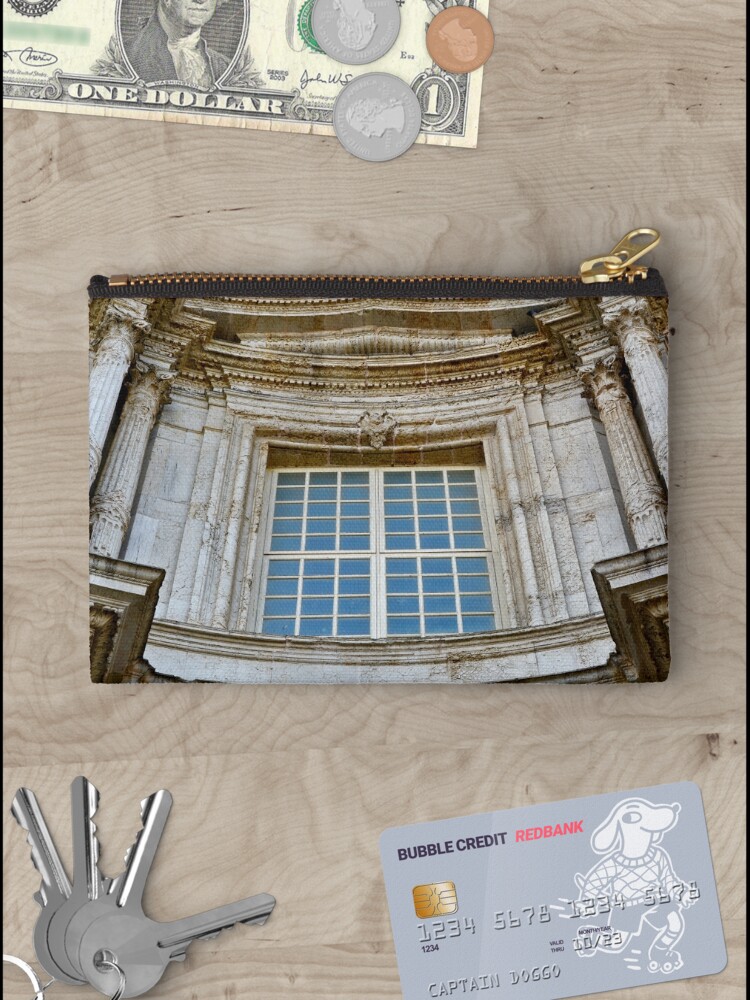 Thumbnail 3 of 4, Zipper Pouch, Cathedral Window designed and sold by AlexaZari.