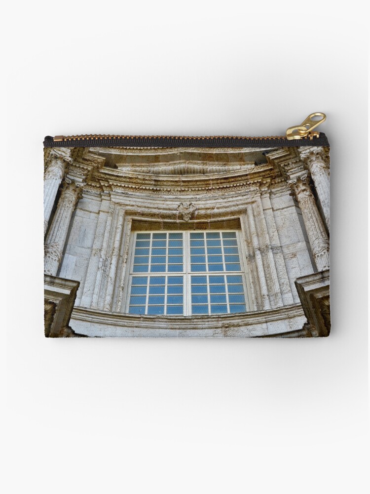 Thumbnail 1 of 4, Zipper Pouch, Cathedral Window designed and sold by AlexaZari.