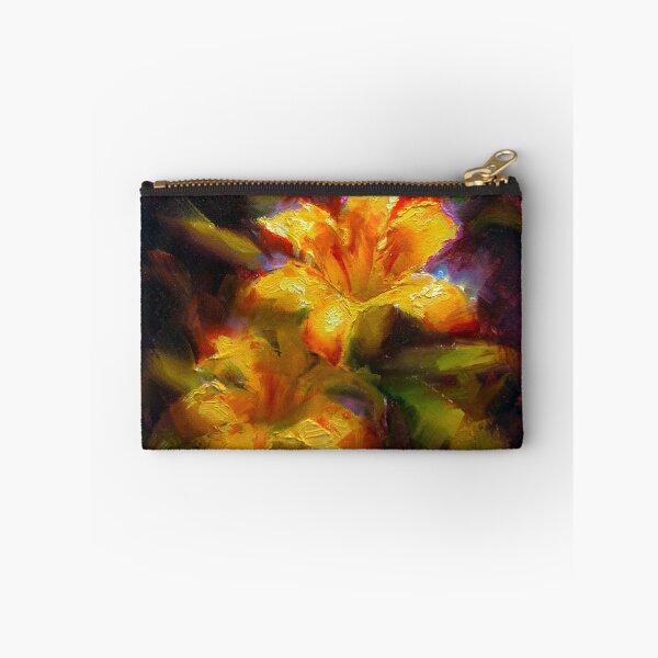 Item preview, Daylily Sunshine - Colorful Tiger Lily Floral Painting  designed and sold by Karen Whitworth.