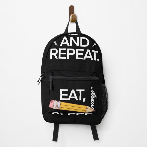 Item preview, Eat, Draw, Sleep and Repeat. designed and sold by Miezka.