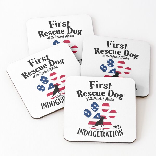 Item preview, Major Indoguration Day Dog Funny Inauguration Day 1st Rescue Dog designed and sold by RainbowPandas.