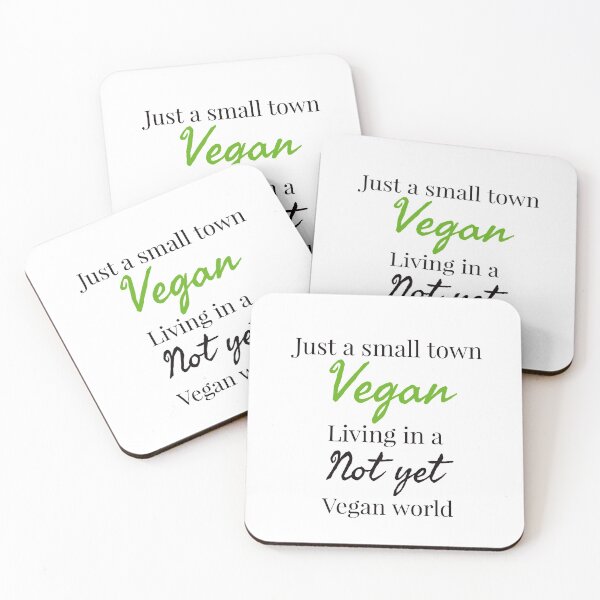 Item preview, Vegan in a not yet vegan world designed and sold by Thought2reality.