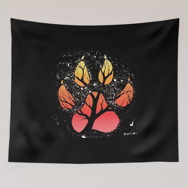 Item preview, Sunset Wolf Paw designed and sold by SamCostco.