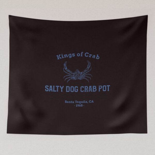 Item preview, Salty Dog Crab Pot Vintage Seafood Restaurant Design designed and sold by Adverity.