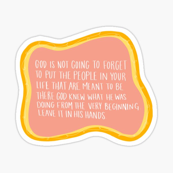 Item preview, God Knew What He was Doing designed and sold by CCalligraphyCo.