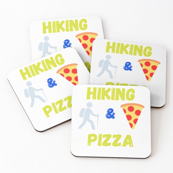 Item preview, Hiking & Pizza  designed and sold by BadLatitude.