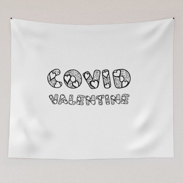 Item preview, Covid Valentine White designed and sold by DamaliePierre.