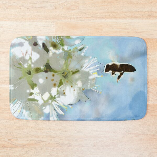Item preview, Bees on spring flower designed and sold by Ginomandarino.