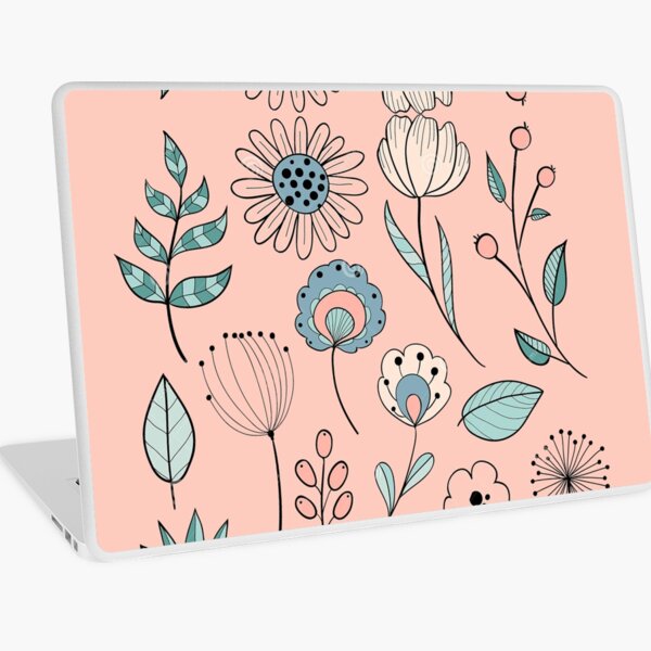 Herbología Colección Flores Vinilo para portátil