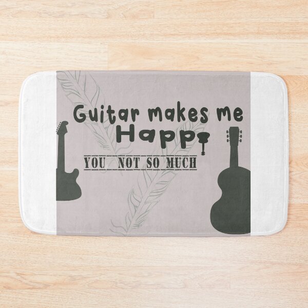Item preview, guitar makes me happy you not so much designed and sold by diobrando01.