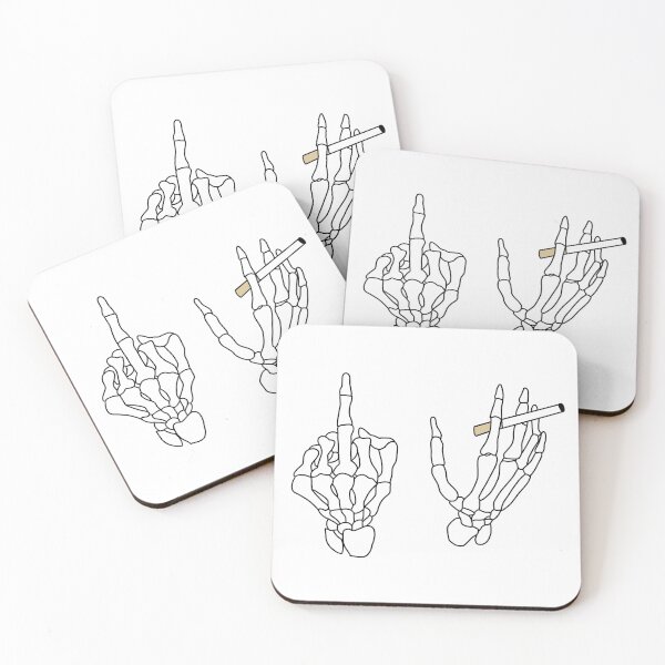 Item preview, Skeleton middle finger  designed and sold by emdavis131.