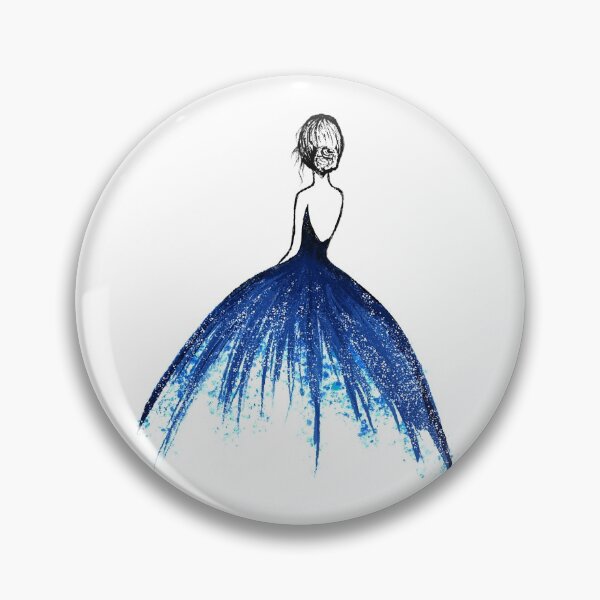 Item preview, Ballgown Girl Blue designed and sold by Olivia Ossege.